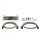 Universal Oil Cooler Kit 10 Row Silver Mishimoto