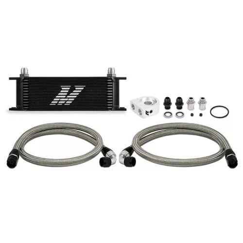 Universal Oil Cooler Kit 13-Row Black Mishimoto