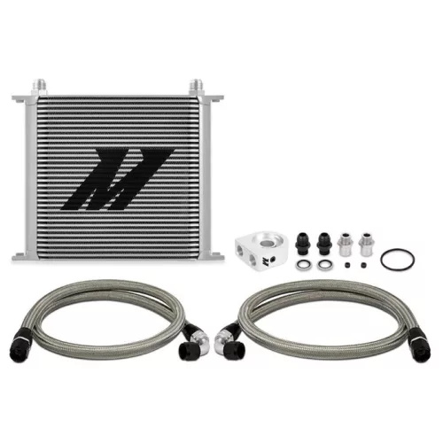 Universal Oil Cooler Kit 34-Row Silver Mishimoto