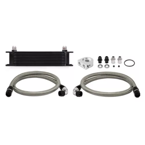Universal Oil Cooler Kit 10 Row Black Mishimoto