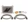 Universal Thermostatic Oil Cooler 25 Row Silver Mishimoto