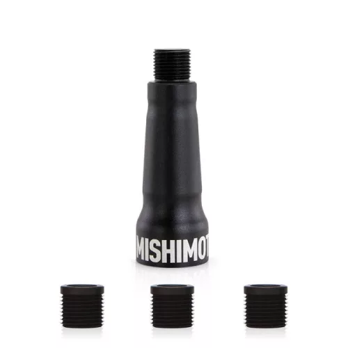 3 Inch Aluminum Shift Knob Extender Black Mishimoto