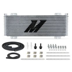 13-Row Stacked Plate Transmission Cooler Silver Mishimoto