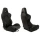 Racing seat DRAGO PVC Black