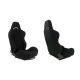 Racing seat DRAGO Velvet Black