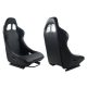 Racing seat MONZA RACE PLUS PVC Black