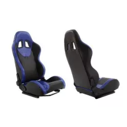 Racing seat MONZA PVC Blue
