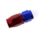 Reusable swivel hose end straight AN8