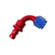 Push-On Hose End 90deg AN6