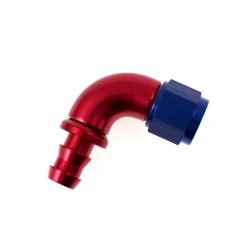 One Piece Forged Push-On Hose End 90deg AN8