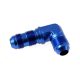Flare Bulkhead adpater 90deg AN10