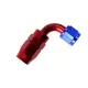Reusable swivel hose end 90deg AN10