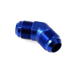 Male to male nipple 45deg AN8