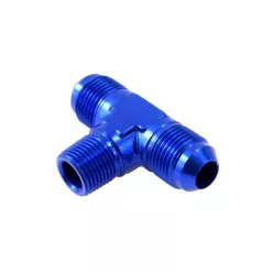 Flare tee AN8-3/8NPT-AN8
