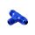 Flare tee AN8-3/8NPT-AN8