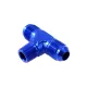 Flare tee AN4-1/8NPT-AN4