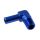Flare union adapter 90deg AN4 with hose fitting 1/8"