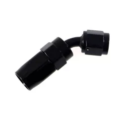 Swivel fitting 45deg AN4 Black