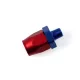 Swivel Fitting straight AN8-1/4NPT cutter forged