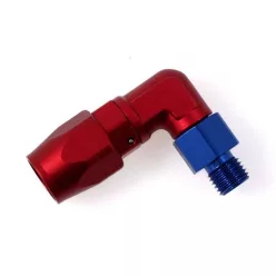 Swivel Fitting 90deg AN8-9/16-18NPT (AN6) cutter forged