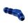 Flare bulkhead adapter 45deg AN4
