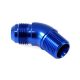 Full flow fitting 45deg AN10-3/4NPT
