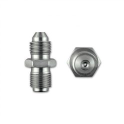   MALE-MALE ADAPTER WITH ORIFICE - 7/16" X 20 UNF (-4 JIC) TO 7/16" X 24 GARRETT GT SERIES TURBO