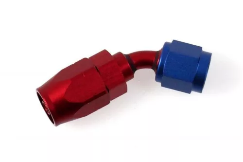 Swivel fitting 45deg AN10 cutter style