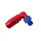 Forged hose end male an swivel to an threads 90deg AN5 1/2"-20NPT