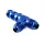 Bulkhead tee adapters AN4 Type A