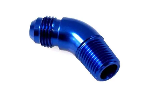 Full flow fitting 45deg AN4-1/2NPT