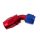 Reusable swivel hose end 45deg AN12