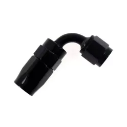Swivel fitting 90deg AN12 Black
