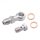 Banjo Bolt Kit M12x1.5 mm to 6AN with 2.5mm Restrictor