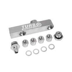 Fuel Pump Manifold 2in1 Silver