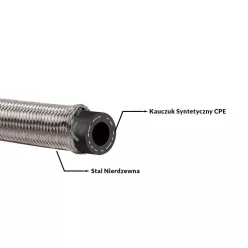 TurboWorks Fuel hose CPE AN4 6mm