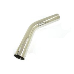   Stainless Steel Exhaust Pipe 45 Degree - Diameter 2.75" / 70mm - Lenght 610mm