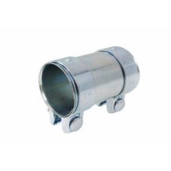   Stainless Steel Exhaust Pipe Connector with Clamps - Diameter-60mm - Lenght 125mm