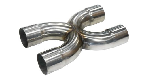 Exhaust Stamped X-Pipes 2,5" 63mm thk. 1,5mm