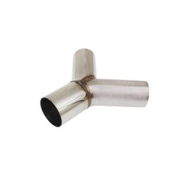   Stainless Steel Exhaust Pipe Tee 90 Degree - Diameter - 51/60mm