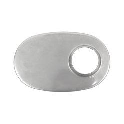 The muffler cap oval side exit 62mm 127x203mm
