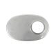 The muffler cap oval side exit 69mm 127x203mm