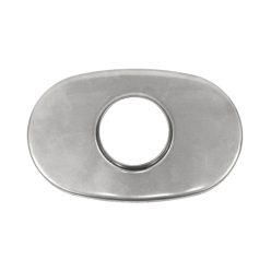 The muffler cap oval side central 75mm 127x203mm