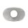The muffler cap oval side central 80mm 127x203mm