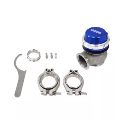 TurboWorks External WasteGate 40mm 0.5 Bar V-Band Blue