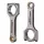 MaxSpeedingRods Fiat 500 Abarth (2 Cylinder) H-Beam Forged Connecting Rod Set 126mm