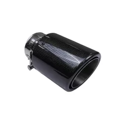 Exhaust 101mm Inlet 70mm Carbon Gloss