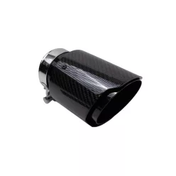 Exhaust 101mm Inlet 76mm Carbon Gloss