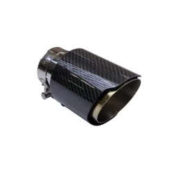 Exhaust Tip 89mm enter 76mm Carbon Gloss