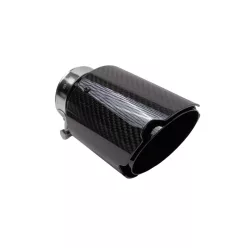 Exhaust Tip 89mm enter 76mm Carbon Gloss